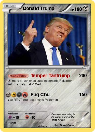 Pokemon Donald Trump