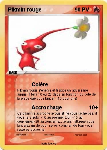 Pokemon Pikmin rouge