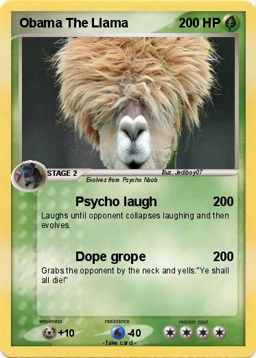 Pokemon Obama The Llama