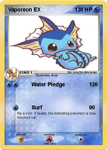 Pokemon Vaporeon EX