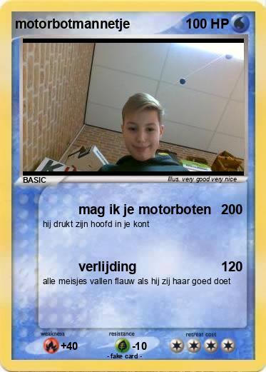 Pokemon motorbotmannetje