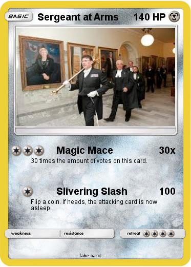 Pokemon Sergeant at Arms