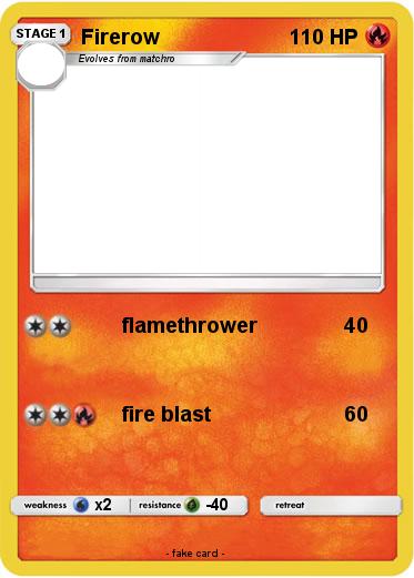 Pokemon Firerow