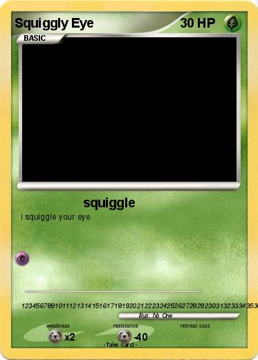 Pokemon Squiggly Eye
