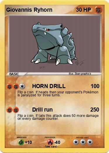 Pokemon Giovannis Ryhorn