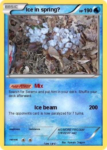 Pokemon Ice in spring?