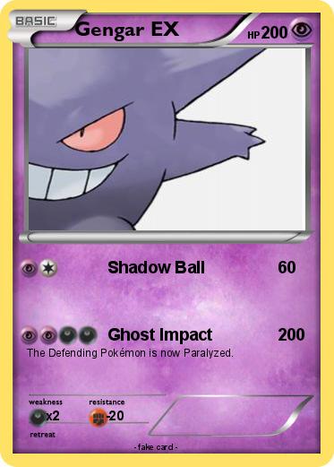 Pokemon Gengar EX