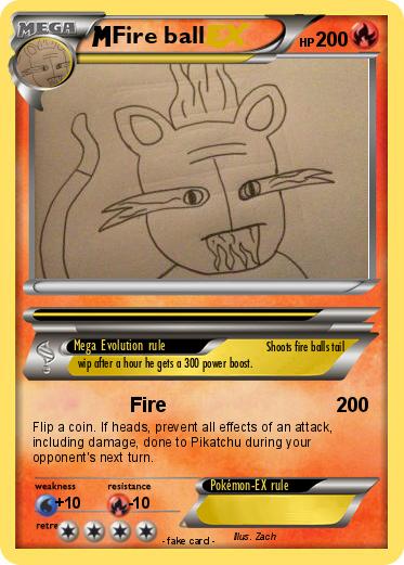 Pokemon Fire ball