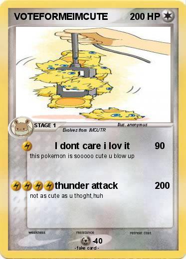 Pokemon VOTEFORMEIMCUTE