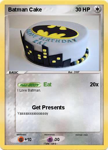 Pokemon Batman Cake