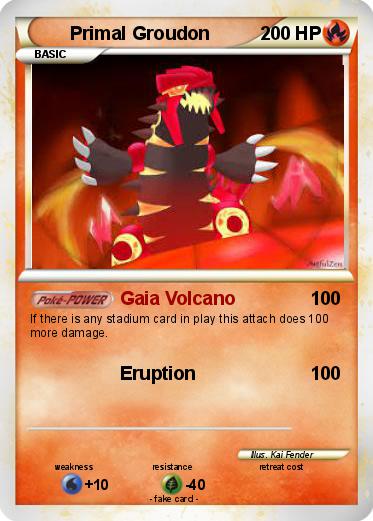 Pokemon Primal Groudon