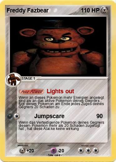 Pokemon Freddy Fazbear