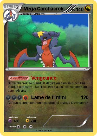 Pokemon Mega Carchacrok