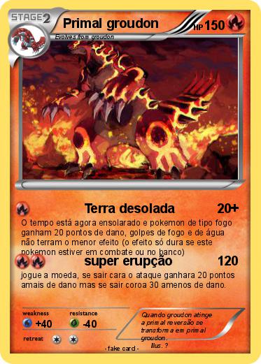 Pokemon Primal groudon