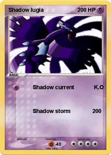 Pokemon Shadow lugia