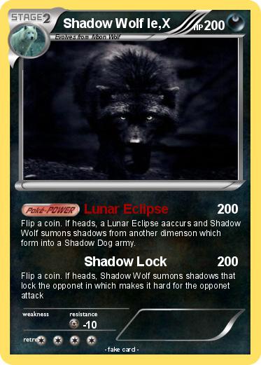 Pokemon Shadow Wolf le,X