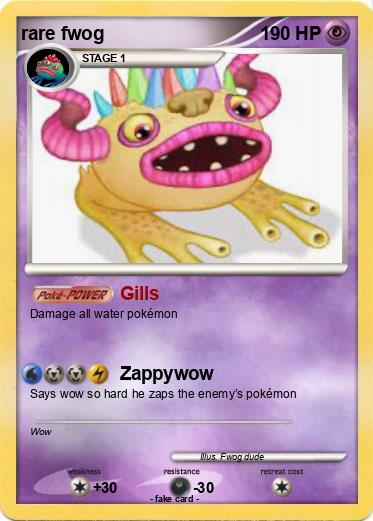 Pokemon rare fwog