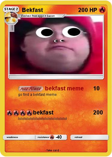 Pokemon Bekfast