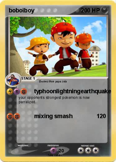 Pokemon boboiboy