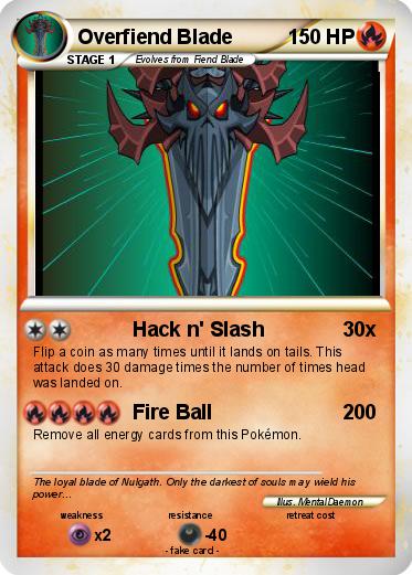 Pokemon Overfiend Blade