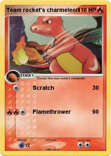 Pokemon Team rocket's charmeleon