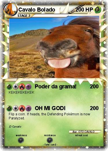 Pokemon Cavalo Bolado