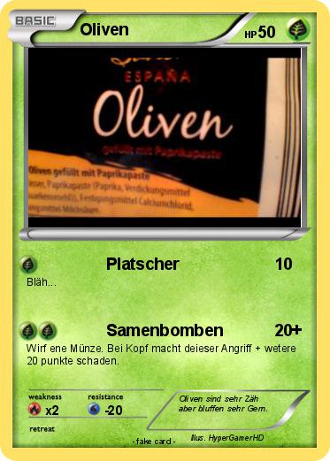 Pokemon Oliven