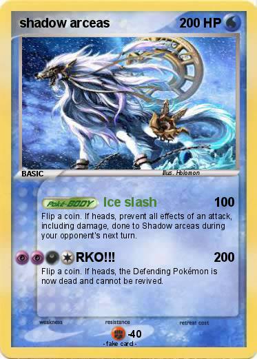 Pokemon shadow arceas