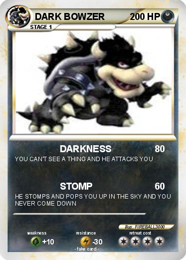 Pokemon DARK BOWZER