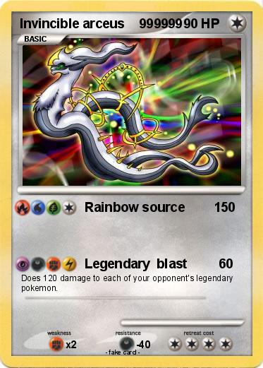 Pokemon Invincible arceus    999999