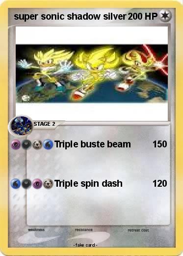Pokemon super sonic shadow silver