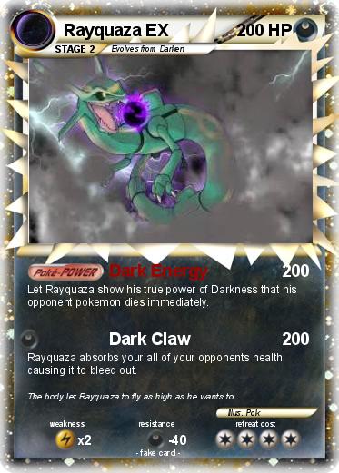 Pokemon Rayquaza EX