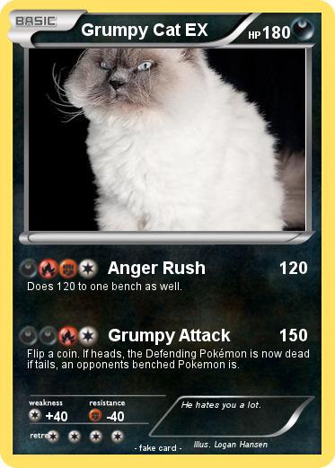 Pokemon Grumpy Cat EX