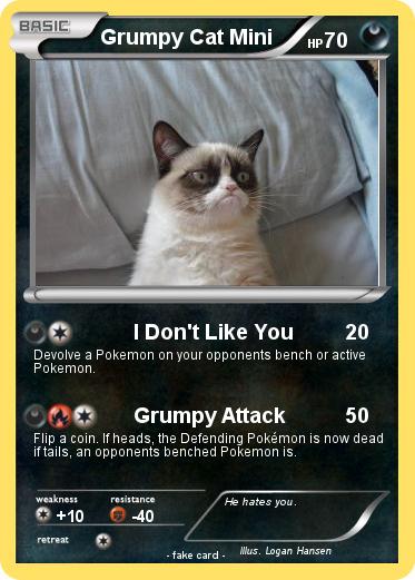 Pokemon Grumpy Cat Mini