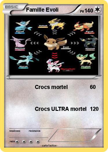 Pokemon Famille Evoli