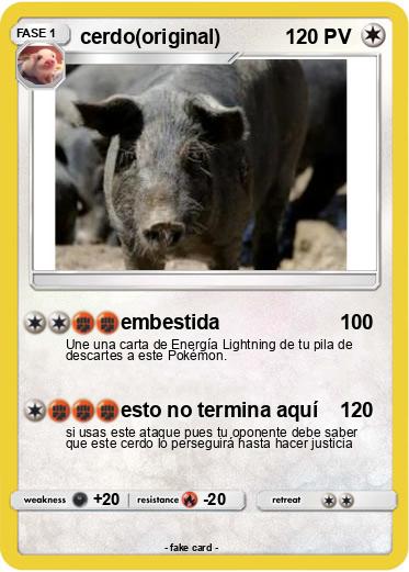 Pokemon cerdo(original)