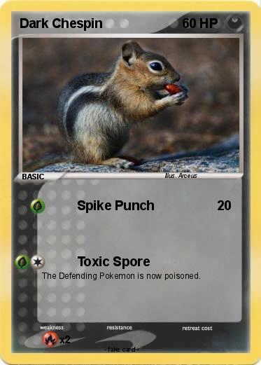 Pokemon Dark Chespin