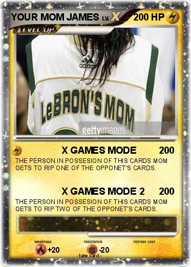 Pokemon YOUR MOM JAMES