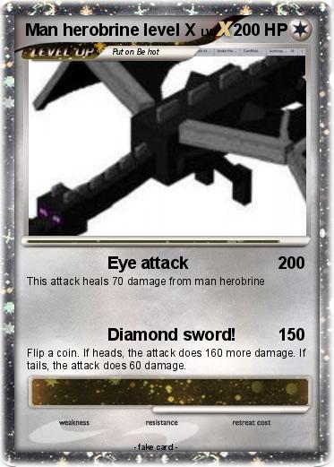 Pokemon Man herobrine level X