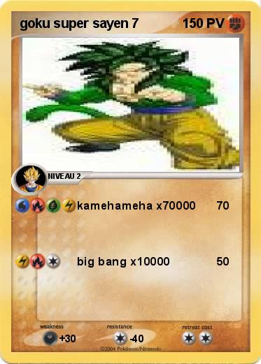 Pokemon goku super sayen 7