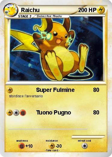 Pokemon Raichu