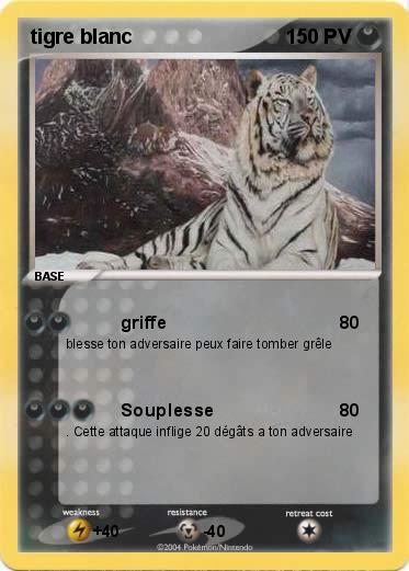 Pokemon tigre blanc