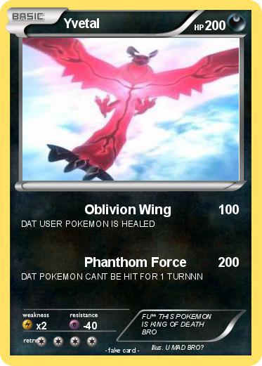 Pokemon Yvetal