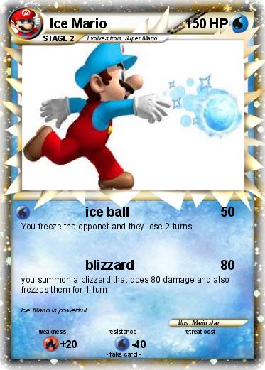 Pokemon Ice Mario
