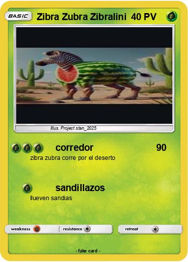 Pokemon Zibra Zubra Zibralini