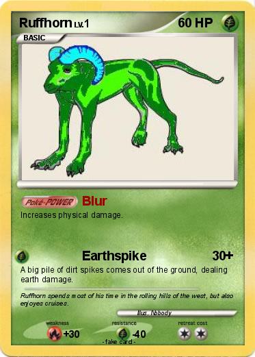 Pokemon Ruffhorn