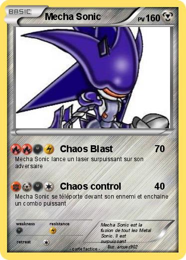 Pokemon Mecha Sonic