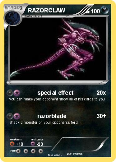 Pokemon RAZORCLAW