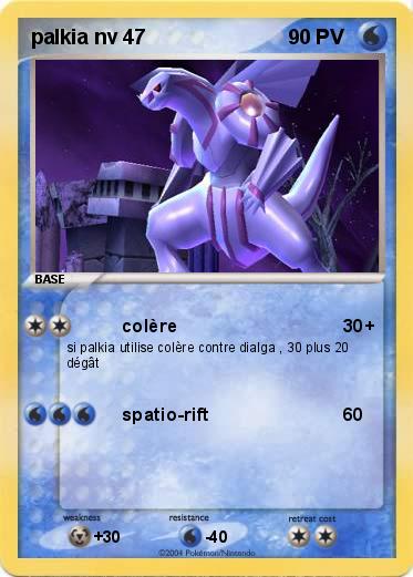 Pokemon palkia nv 47 