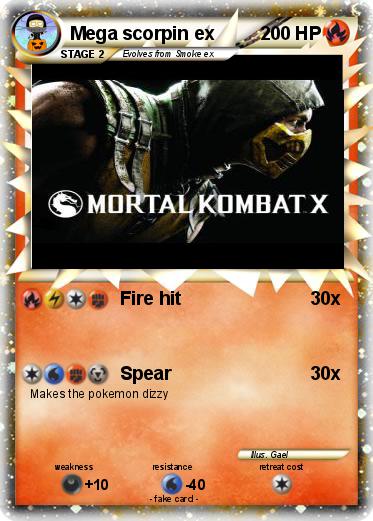 Pokemon Mega scorpin ex